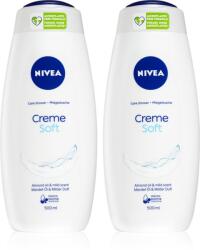 Nivea Creme Soft gel calmant pentru dus ambalaj economic 2 x 500 ml - notino