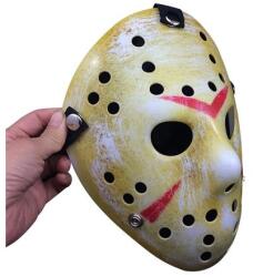  Péntek 13 - Jason Vorhees farsangi maszk - Halloween fehér-sárga