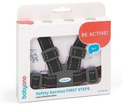 BabyOno 2in1 biztonsági hám, szürke/ezüst