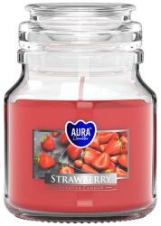 BISPOL Ароматна свещ Bispol Aura - Strawberry, 120 g (snd71-73)