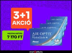 Alcon 3+1 Air Optix Plus Hydraglyde (6db/doboz)