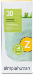 simplehuman Komposztálható zacskók, 4 l, Z típus, 30 db (CW0525)