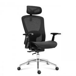 Mark Adler Ergonomikus irodai forgószék, hálós szellőzőanyag, 135° dönthető háttámla, állítható ülésmélység, fekete (MA-EXPERT-53-BLACK-MESH)