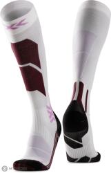 X-BIONIC X-SOCKS SKI PERFORM OTC női sízokni, fehér/bordó (EU 39-40)