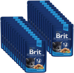 Brit Brit Premium Kitten csirkemellel szószban 24x100g