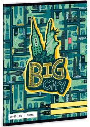 Ars Una The Big City sima füzet A/5 20-32 (93618434) - innotechshop