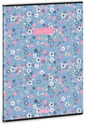 Ars Una Ars Una: Pearl Blossom kék extra kapcsos sima füzet A/4 (53803764) - innotechshop