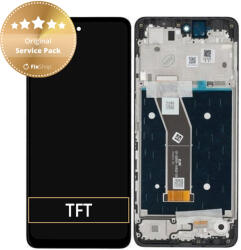 Motorola Moto G24, G24 Power - Ecran LCD + Sticlă Tactilă + Ramă (Black) - 5D68C23810 Genuine Service Pack, Black