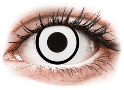 MAXVUE VISION ColourVUE Crazy Lens - White Zombie - cu dioptrie (2 lentile)