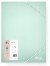 Spoko Füzetbox SPOKO ReLeaf PP A/4 30 mm SoftTouch menta zöld (S112041401) - tonerpiac