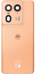 Motorola Edge 50 Ultra akkufedél (hátlap) kamera lencsével Barack, Peach Fuzz gyári, Service pack (5S58C24473)