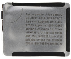  Apple A2663 akkumulátor (284mAh, Li-ion, Watch Series 7 41mm) gyári