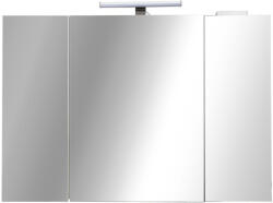 Piramida AKVA Tükrös fürdőszobai szekrény LED világítással - 100 x 69 x15cm (100R) - gardenet