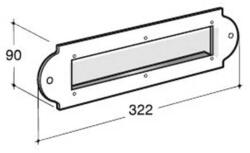 Silmec Silmec-Cornice 600 beépítő keret (SC10-601-56)