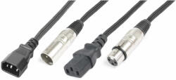 PD CONNEX CX09-15 IEC M & - 8211; XLR Mama / IEC F & - 8211; XLR papa, 15m (176745)