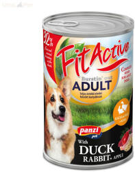 FitActive Panzi FitActive Prémium 1240 g konzerv kutyáknak kacsa-nyúl