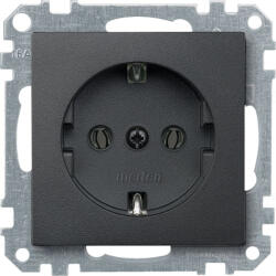 Schneider Electric Merten csatlakozóaljzat betét antracit System M 237114 Schneider - Készlet erejéig! ! ! (237114)