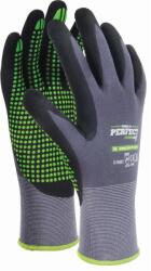 STALCO Munkavédelmi nylon kesztyű, méret: 9, NITRILE FLEX DOTS, STALCO PERFECT POWERMAX (S-76319)