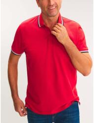 TBS Yvanepol férfi galléros póló XL bordó|vörös