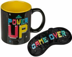 4home Power Up/Game Over bögre és szemmaszk