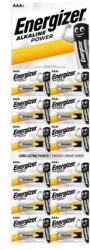 Energizer Elem, AAA mikro, 12 db, egyesével téphető, ENERGIZER "Alkaline Power Kartella (7638900432374)