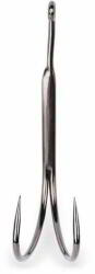 Mustad Frog Double Hook - 2X Strong Black Nickel 4/1 2db/cs (M4101-400) - jadabo