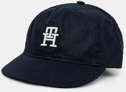 Tommy Hilfiger gyerek pamut baseball sapka sötétkék, sima, AU0AU01954 - sötétkék 50/52