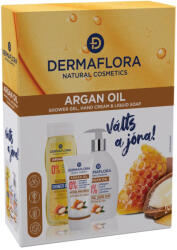 Dermaflora 0% díszdoboz (folyékony szappan+kézkrém+tusfürdő) argán 1 db