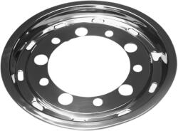 TruckKing Capac pentru janta fata camion si semiremorci 22, 5 x11, 75 ET120, otel inoxidabil, 10 gauri, PCD 335mm (1652SF4202)
