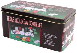  Póker készlet fémdobozban 200 darab zsetonnal - jatek21