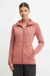 Jack Wolfskin sportos pulóver Kolbenberg narancssárga, sima, kapucnis, 1711072 - narancssárga XS