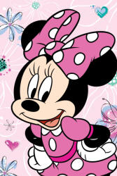 Jerry Fabrics Disney Minnie Flowers mikroflanel takaró 100x150cm (JFK033784)