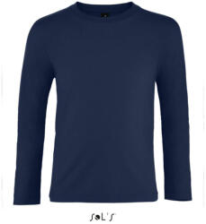 SOL'S Gyerek IMPERIAL hosszú ujjú környakas póló, SOL'S SO02947, French Navy-10A (so02947fn-10a)