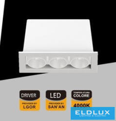ELDLUX süllyesztett spot lámpa 6W 394lm 4000k 24° IP20 69x31mm fehér (XTD-3-BN) - dreamlighting