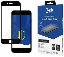 3mk Protection HardGlass Max iPhone 8 Plus fekete teljes képernyős üveg kijelzővédő fólia