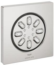 GROHE Rainshower Aqua Test-zuhany, Kocka, 2 Féle Vízsugárral Supersteel 26802dc0 (26802dc0)