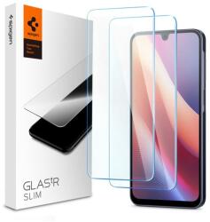 Spigen SLIM képernyővédő üveg 2db (2.5D, tokbarát, ultravékony, 0.2mm, extra karcálló, 9H) ÁTLÁTSZÓ Samsung Galaxy A16 5G (SM-A166), Galaxy A16 4G (SM-A165) (AGL08935)