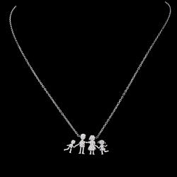 Electra Colier Argint Pandantiv Happy Family (C2777)