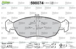 VALEO Fékbetét készlet VALEO 598074 for PEUGEOT, CITROËN (598074)