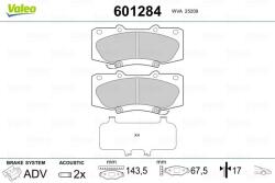 VALEO fékbetétkészlet, tárcsafék VALEO 601284 for TOYOTA (601284)