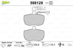 VALEO fékbetétkészlet, tárcsafék VALEO 598129 for FORD, IVECO, ROVER, ALFA ROMEO, … (598129)