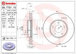 BREMBO féktárcsa BREMBO 09.7731. 11 for JAGUAR, DAIMLER (09.7731.11)