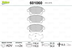 VALEO Fékbetét készlet VALEO 601060 for TOYOTA, ASTON MARTIN (601060)