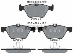 TEXTAR fékbetétkészlet, tárcsafék TEXTAR 2472201 for MERCEDES-BENZ (2472201)