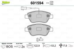 VALEO fékbetétkészlet, tárcsafék VALEO 601594 for CITROËN (601594)