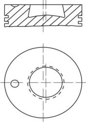 MAHLE dugattyú MAHLE 003 76 00 for MERCEDES-BENZ (003 76 00)