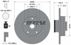 TEXTAR féktárcsa TEXTAR 92153703 for NISSAN, OPEL, RENAULT, VAUXHALL (92153703)
