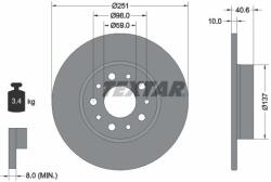 TEXTAR féktárcsa TEXTAR 92244303 for FIAT (92244303)