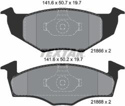 TEXTAR fékbetétkészlet, tárcsafék TEXTAR 2186603 for SEAT, SKODA, VW, AUDI (2186603)
