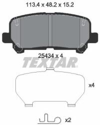 TEXTAR Fékbetét készlet TEXTAR 2543401 for HONDA, ACURA, CHEVROLET, ISUZU (2543401)